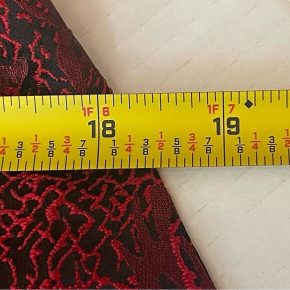 Dolce Viva Collection Textured Red Whimsical Party Event Dress NWT Size M - Picture 11 of 13